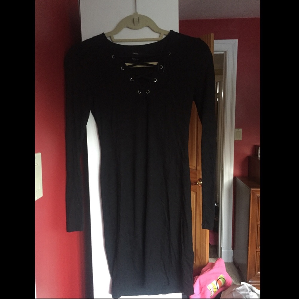 Long sleeve tight fitted dress